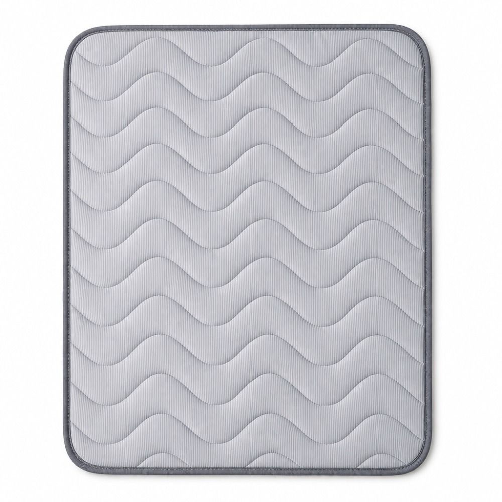 Tapis de Refroidissement pour Chat Chien en Soie Glacée Respirant Coussin de Couchage Durable Tapis de Glace Couvertures Fourniture pour Animaux
