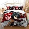 3D Printed Anime Attack on Titan Bedding Set Duvet Cover Bedroom Comforter Single Twin King _Size Quilt Cover Home Textiles