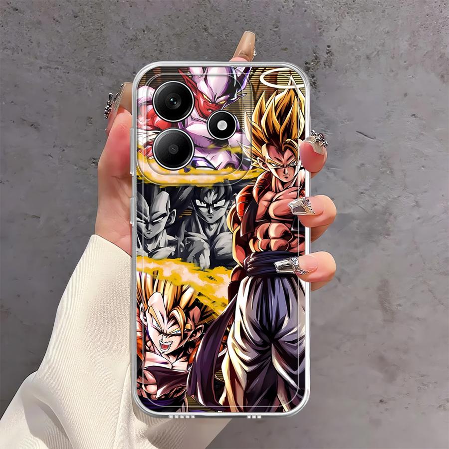 D-Dragons Ball Anime Case for Xiaomi Redmi Note 14 Pro Plus 10S 11 14C 9 10 12S A4 11S 13C Note 13 12 Soft Phone Cover