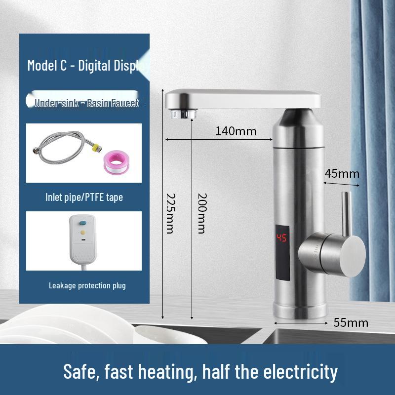 Jomoo Instant Heat Dual-Use Electric Water Faucet for Kitchen & Bathroom