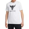 Under Armour Project Rock Payoff Graphic Short Sleeve T-Shirt Men Tops White 1383191-100