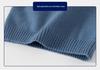 New Boys' Blue Lapel Polo Collar Pullover: Comfortable, Warm, Cute Autumn Sweater