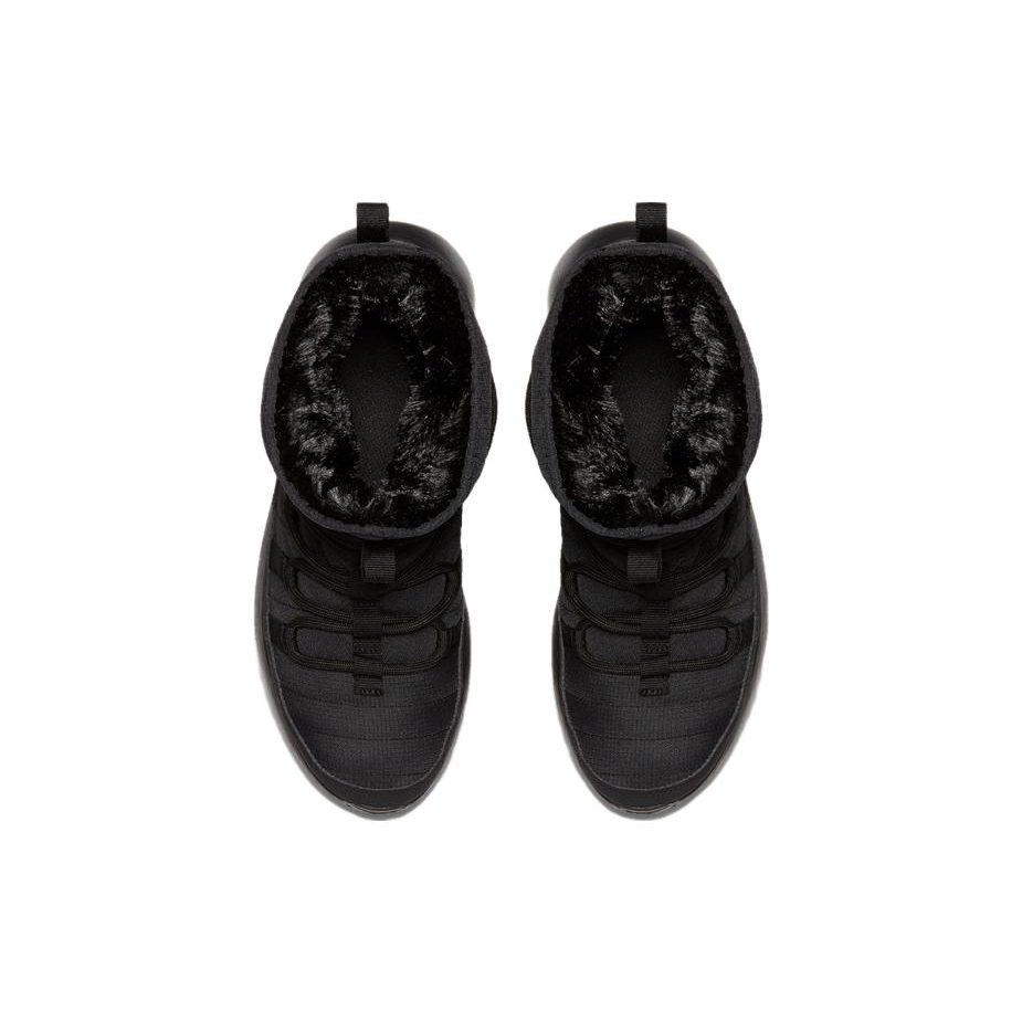 Nike Roshe One Hi Black Metallic Silver GS 807758-001