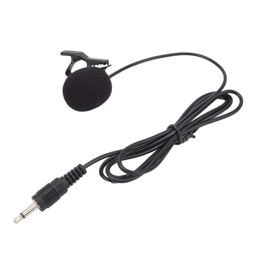 Lavalier Microphone for Computer Small Lapel Microphone Noise Cancelling Clip On Microphone for 3.5mm Laptop Recording