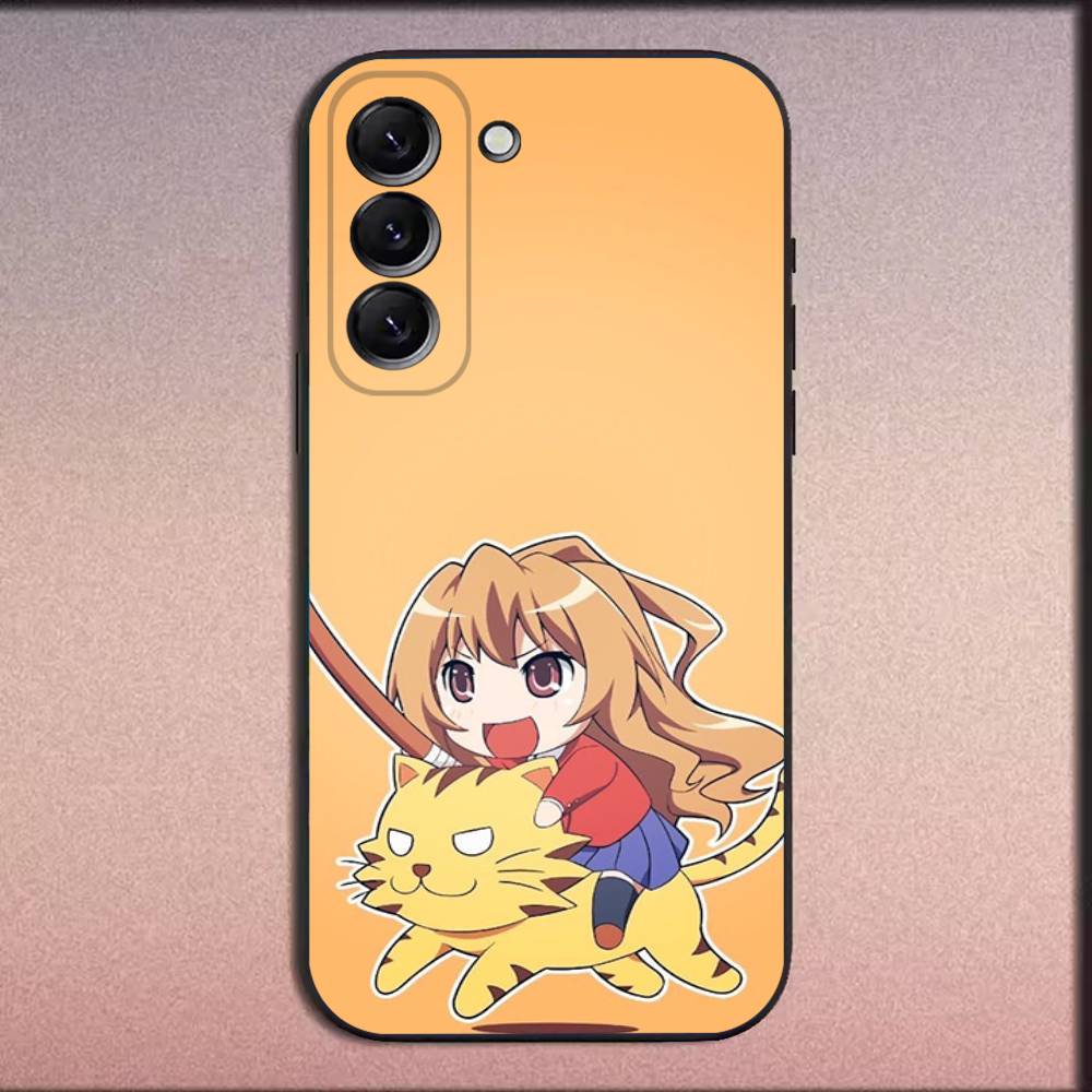 T-Taiga Toradora Aisaka Phone Case For Samsung Galaxy A20,A21s,A22,A31,A32,A52,A53,A72,73,A80 Soft Black Cover