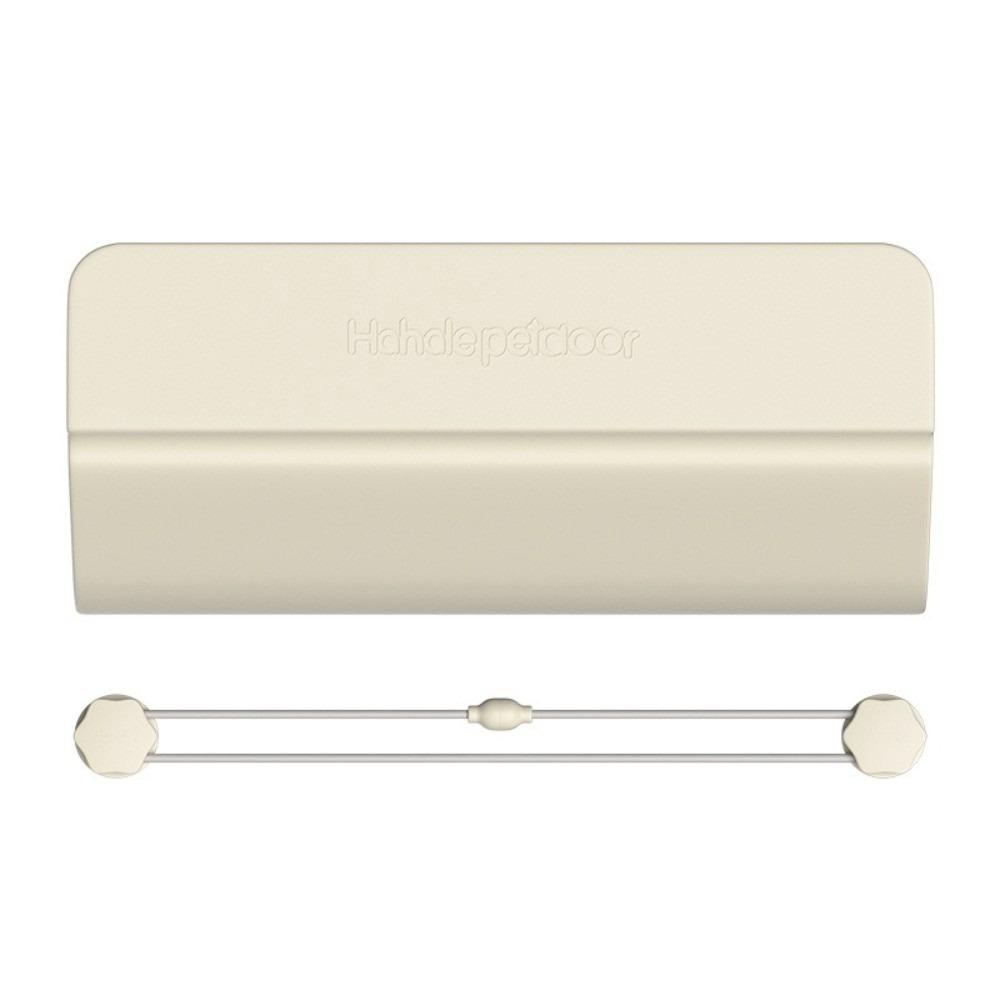 Elastic Cord Automatic Pet Door Opener Easy Installation Punch-Free Pet Automatic Door Without Drilling Automatically Closes белый