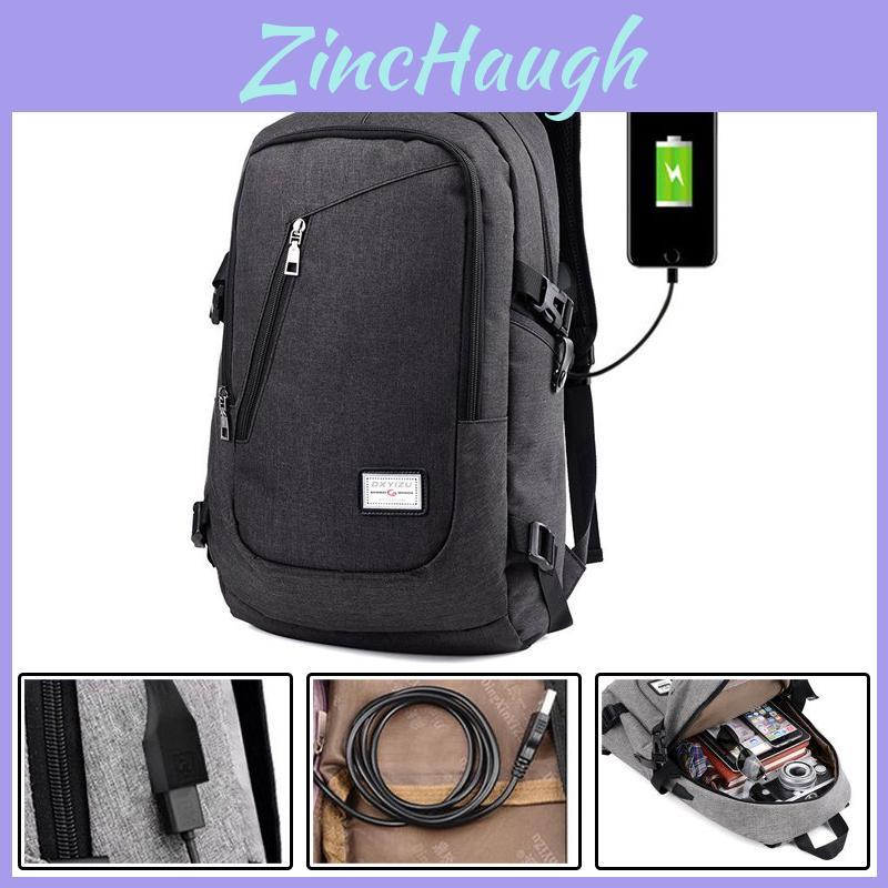 Spacious Usb Charging Backpack Ideal For Laptop Notebook Travel And Daily School Use