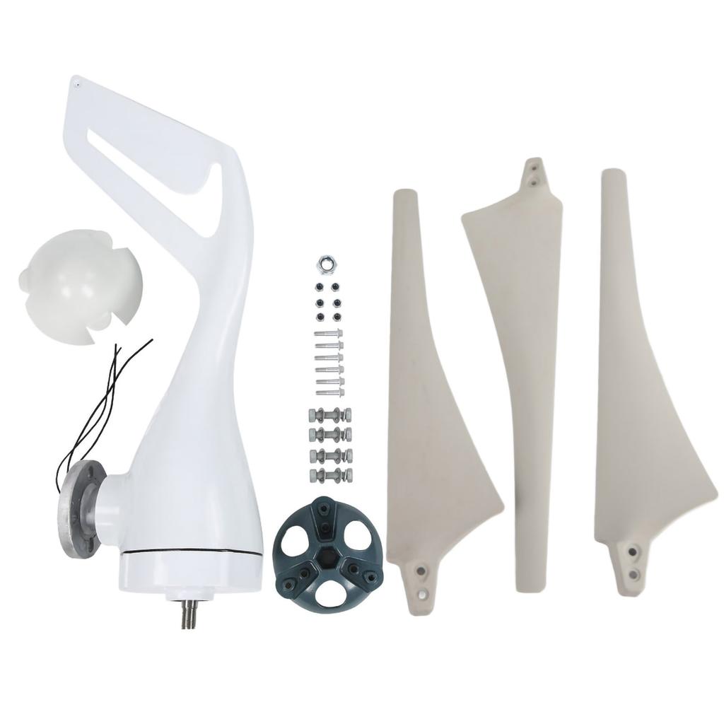 NE 100S3 Wind Turbine Generator 100W 3PCS 580mm Nylon Fiber Wind Blades Power Windmill (12V)