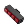 Smart Tail Light Long Battery Life Warning Brake Light for Road Mountain Bikes Smart Brake Light