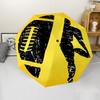 Pittsburgh Steelers Print Automatic Umbrella, 8 Rib Iron Frame, Plastic Handle, Suitable for Outdoor Travel &Daily , Ideal Gift