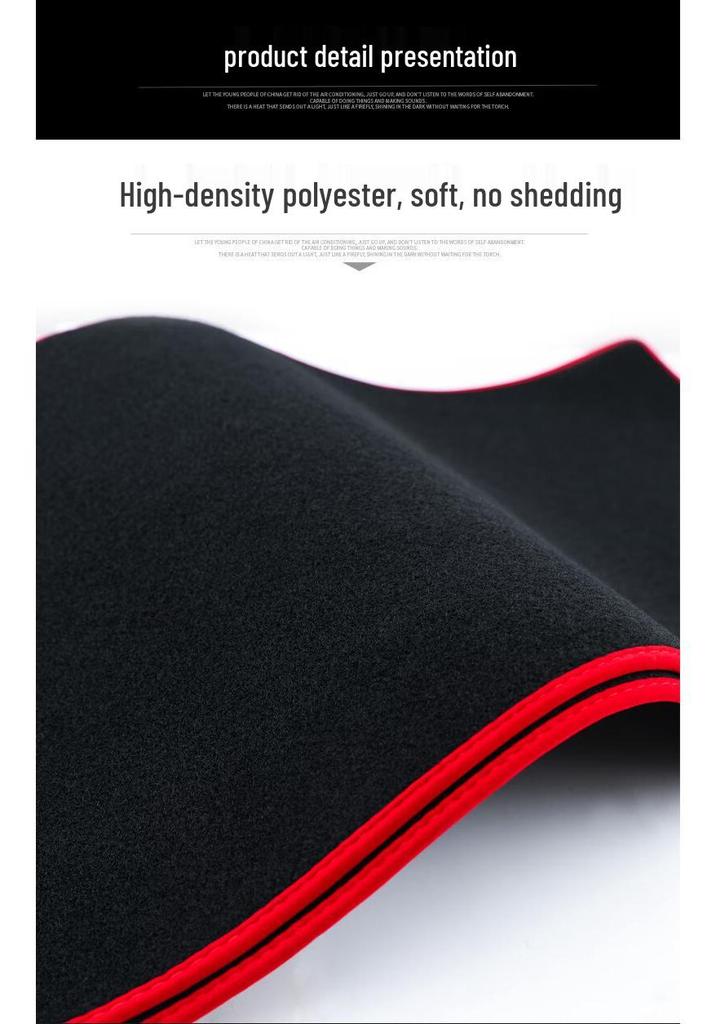 Haval Shenshou Dashboard Anti-glare Sunshade Pad (22-25) - Heat Insulating Console Cover