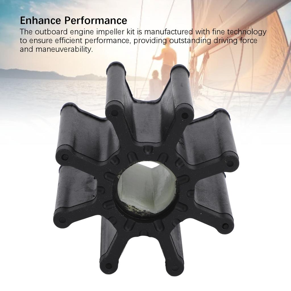 Water Pump Impeller 47 59362T1 Rubber 8 Blades Flexible Sea Water Pump Impeller for Bravo Raw Water Pump with D Shaft
