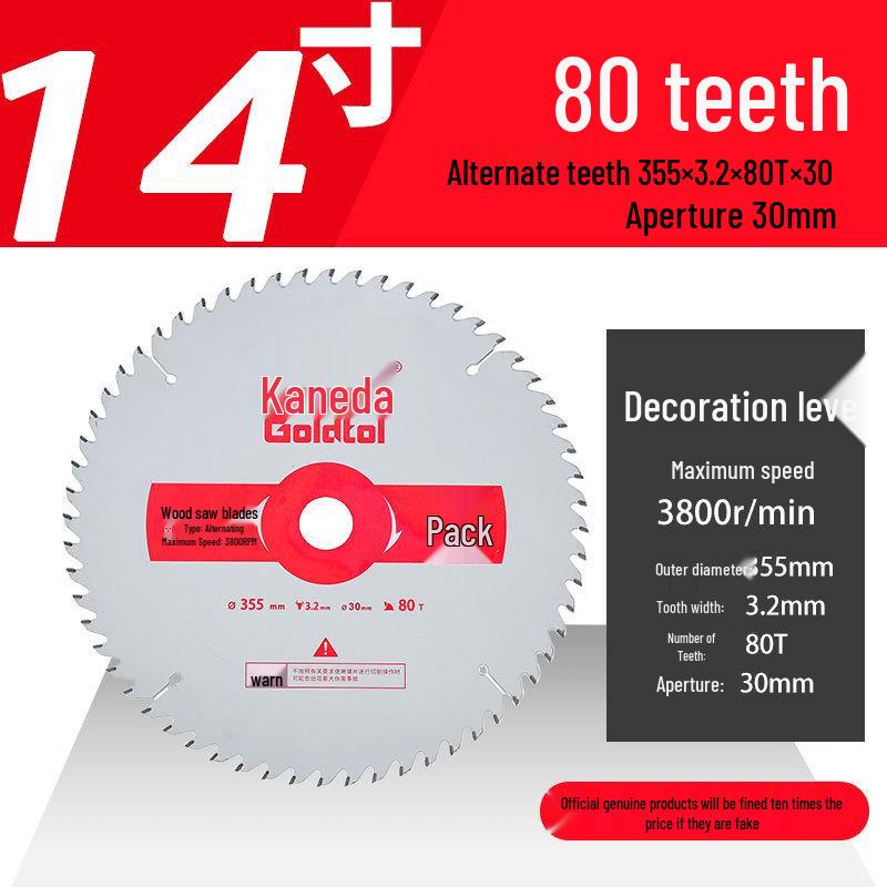 Jindian 4" & 10" Woodworking Saw Blades for Handheld Circular Saws & Angle Grinders