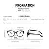 Anti-blue Light Glasses Simple Cat Eye Eyewear Women Men Beach Travel Eyeglasses Blue Light Blocking Man Lady Computer Eyeglas
