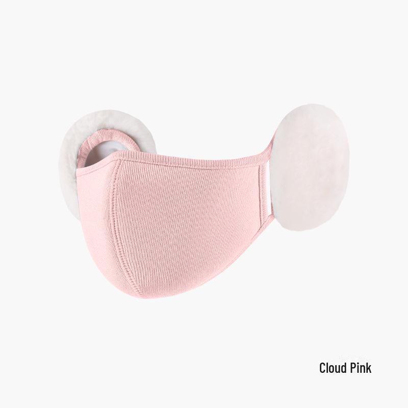 Dámská zimní cyklistická maska: Teplé, větruodolné, prodyšné, 3D design, ochrana sluchu, odhalující obličej, malé, plus samet, zesílené.