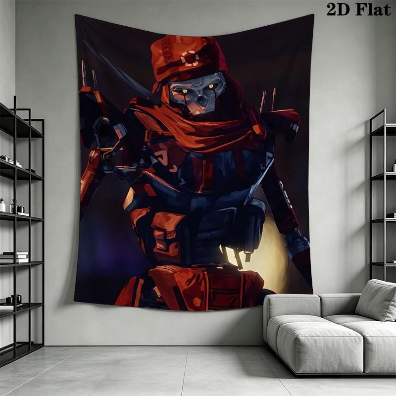 Apex Legends Wall Tapestry Aesthetic Wall Hanging Printed Fabric Blanket Decorative Tapestries for Bedroom Living Room Home Decor