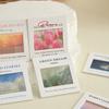 Translucent Landscape Film Bookmark Aesthetic Book Page Reading Accessories Diy Decorative Card Pendant Keychain