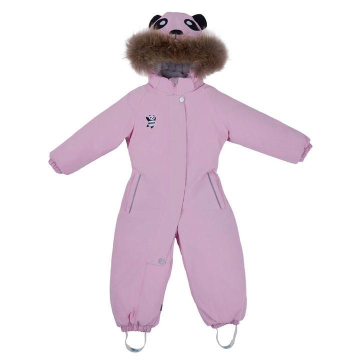 Kids Ski Suit Girls Boys One Piece Snow Suit Waterproof Windproof Winter Outdoor Overalls Snowboarding Ski Suits Children Hooded Insulated Jumpsuit