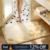Soft Absorbent Non-Slip Rug Art Daisy Floor Mat Home Decor Doormat Bedroom Floor Mat Shower Carpet
