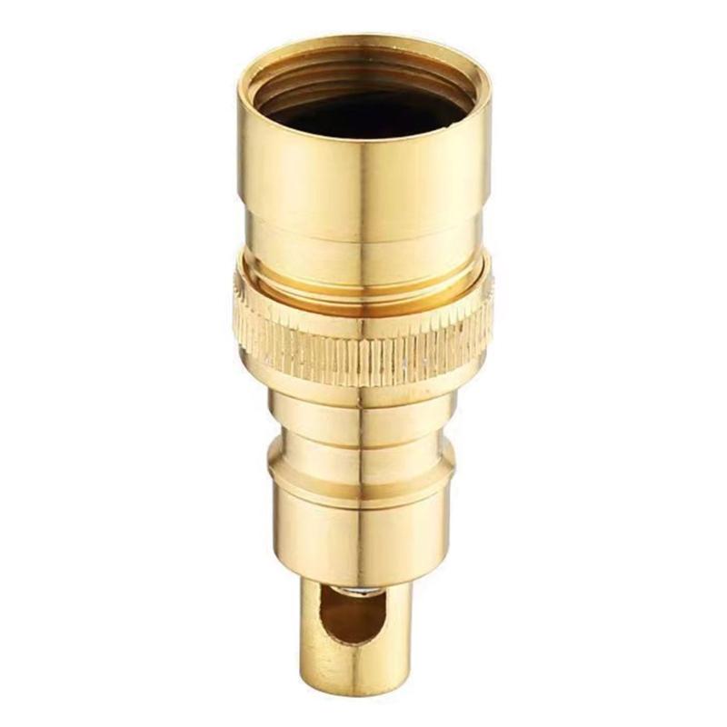 Brass Automatic Water Shuts Off Adapters Leak Prevention Extension Valves Water Connector Easy To Use for Washing Machine