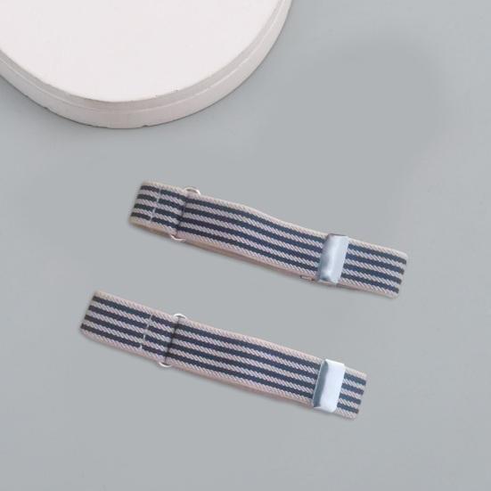 1 pár unisexový pásek na ruku Nastavitelná šířka 2 cm Pevný kontrastní pásek na nohy Elastická košile Držák rukávu Manžety na paži Pásky na párty Denní oblečení Příslušenství