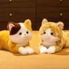 Lying Prone Lifelike Cat Doll Cuddly Simulation Stuffed Cat Kitten Plush Toys  Home Decor