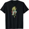 Cottagecore Kikker - Schattige Kikker die Banjo Speelt op Paddenstoel T-shirt