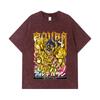 275 GSM Washed T-shirts 100% Cotton Saint Seiya V27 Tauro Print Unisex Heavy Cotton T Shirt