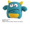 Squeaky Dog Chew Toy Latex Cute Devil Dog Teeth Cleaning Toy Safe Puppy Teething Toy for Biting Catching Intercative Fetch Game