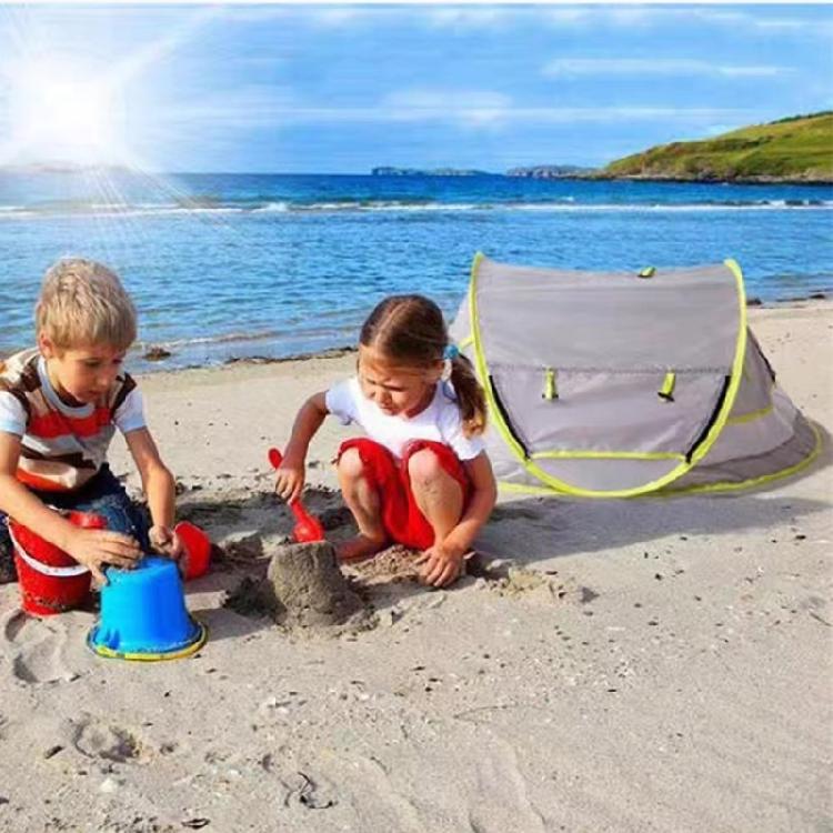 1 Set Medium Size Child Friendly Sunshading Shelter Tent With Reinforced Frame And Travel Design with Bag