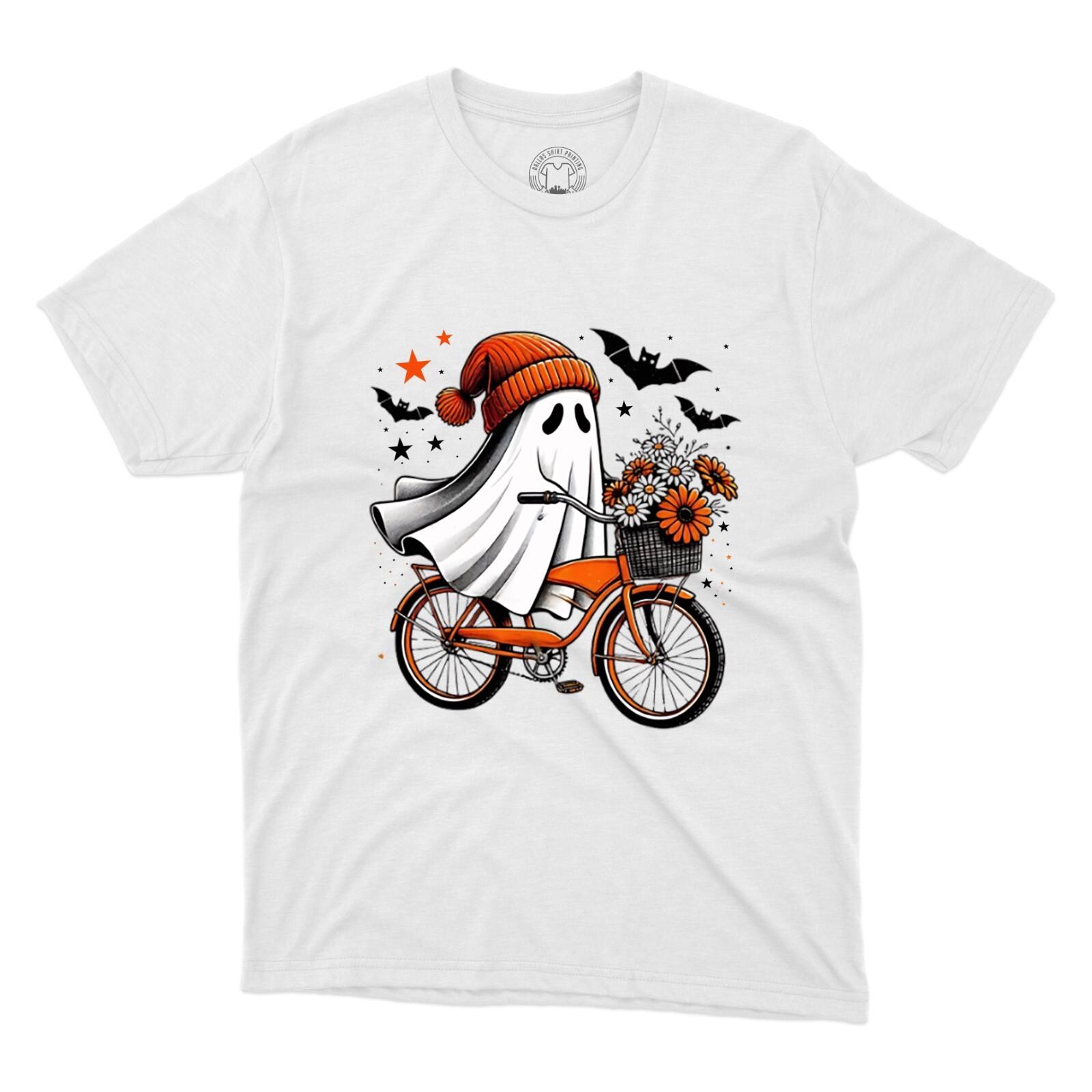 Halloween Ghost Shirt, Halloween Party Shirt, Spooky Season Shirt, Women T-Shirt S
