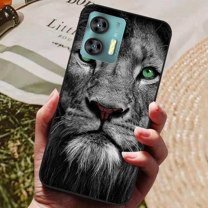 Для чехла Oukitel C35 C 35 36 Черная крышка Лев Волк Силиконовые Мягкие Задние Чехлы Для Чехла Телефона Oukitel C36 OukitelC35 OukitelC36 Oukitel C36
