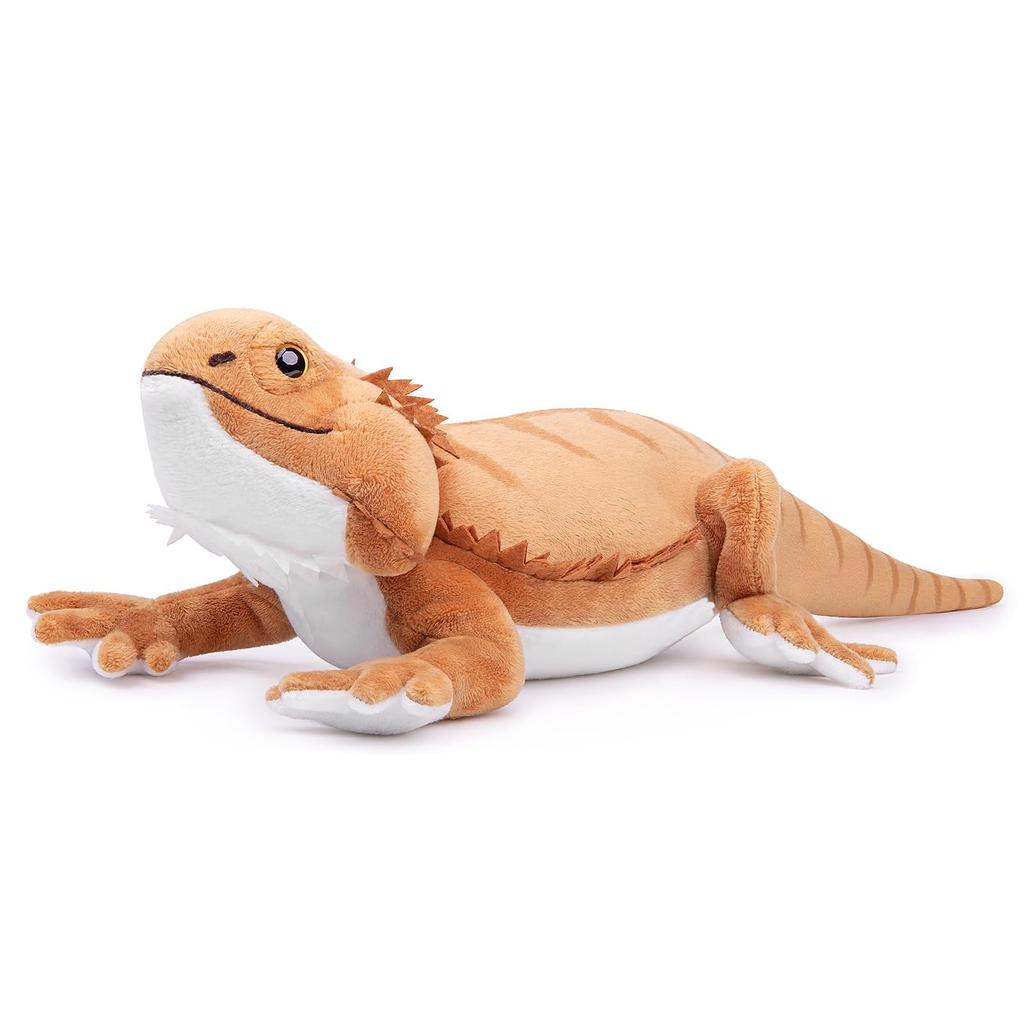Lilizzhoumax Bearded Dragon Plush Toy, Simulation Reptile Lizard, Stuffed Animal, Fun Pillow, Kids Toy, Cushion, Entryway Gift, Home Decor, Hug Toy,