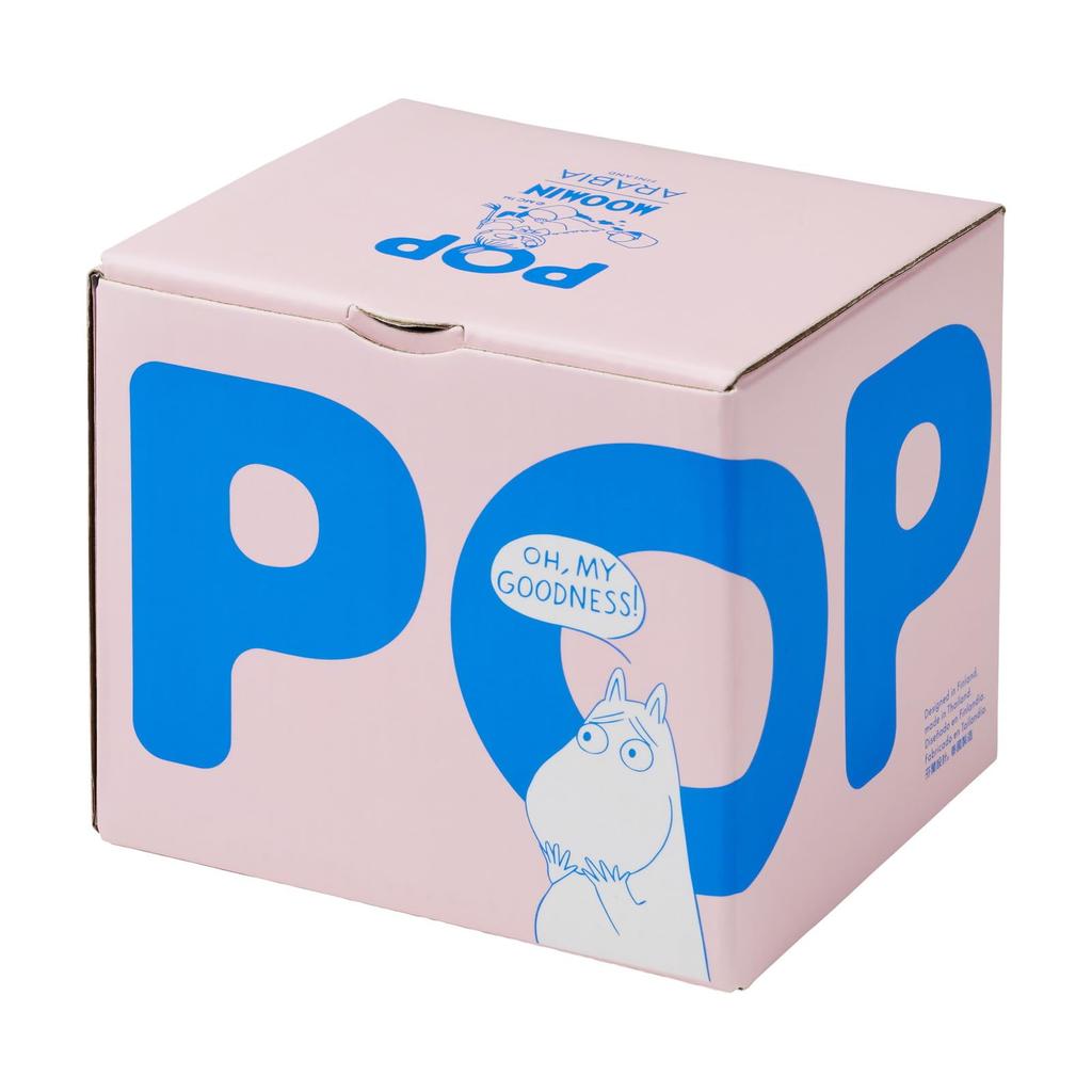 [Officially Imported] Moomin Arabia Moomin POP Mug, 0.3L, Little My (Check), Approx. 280ml
