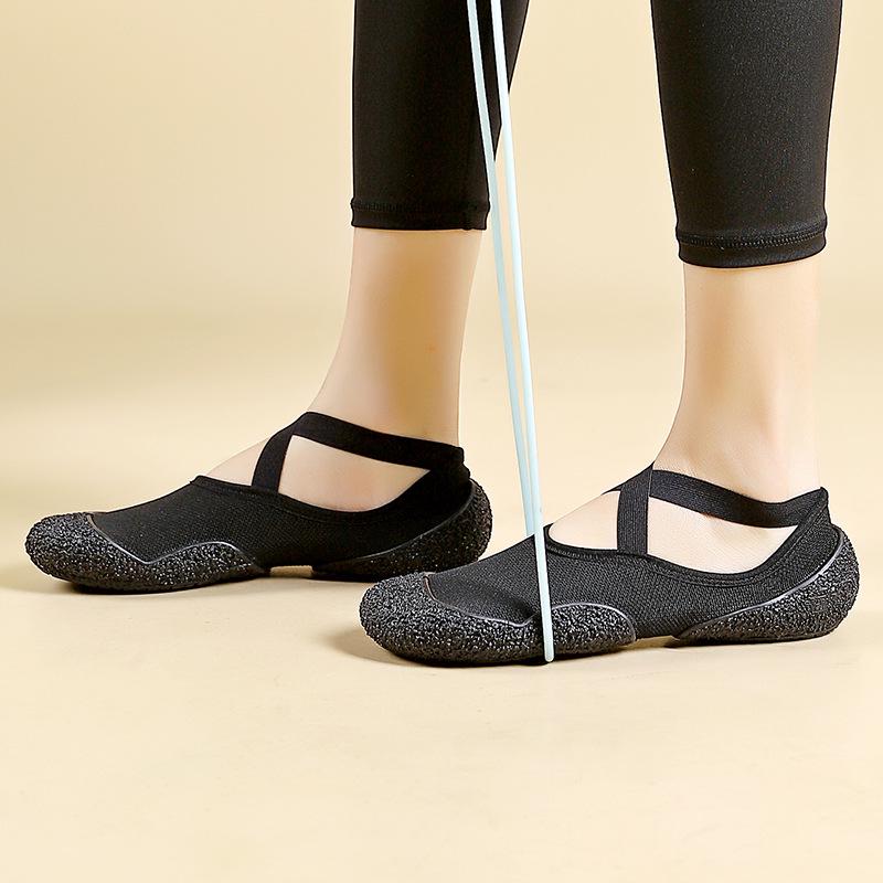 Gorensha Women's Shock-Absorbing Ballet Flats - Lightweight, Non-Slip Sole for Indoor Sports, Gym, Yoga, Aerobics