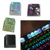 Keyboard Replacement Keycaps for Cherry MX Creative Handmade Customized OEM R4 Profile Resin Keycap 1 Pc