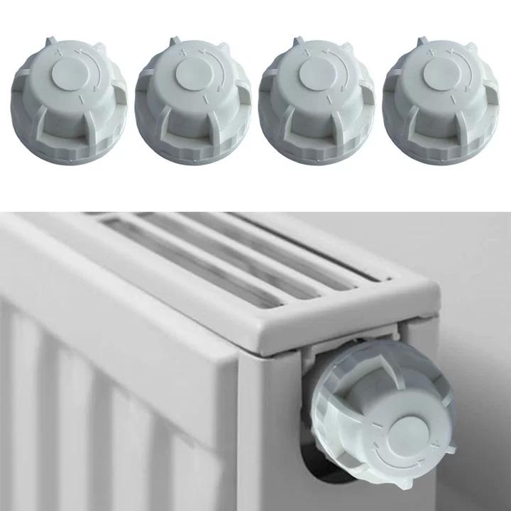 Radiatorventilskydd 4 st med M30 x 1 5 Gängstorlek Designad för Termostatisk Fördelare Justering och Ventilskydd