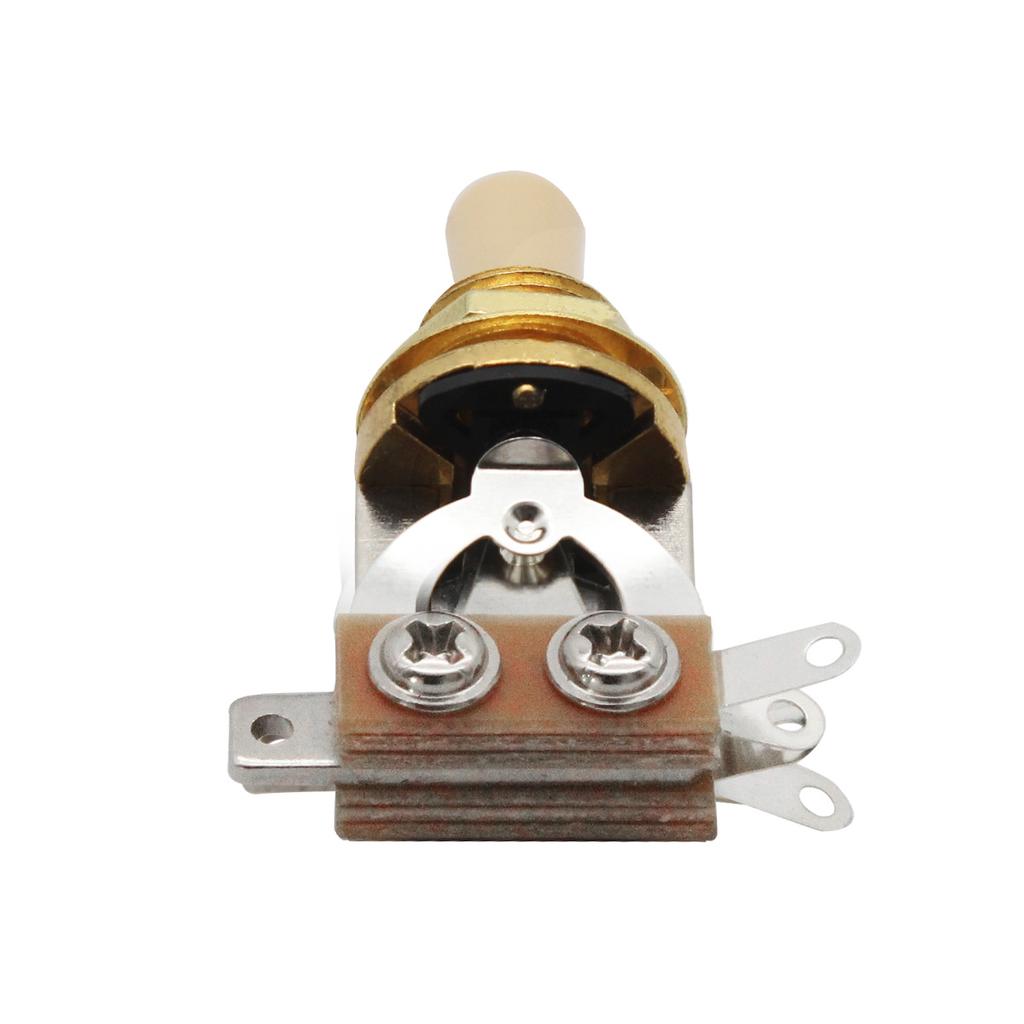 FLEOR 3-Way Toggle Switch Guitar Pickup Selector Switch with Tip for Guitar Parts, 3 Colors Choose