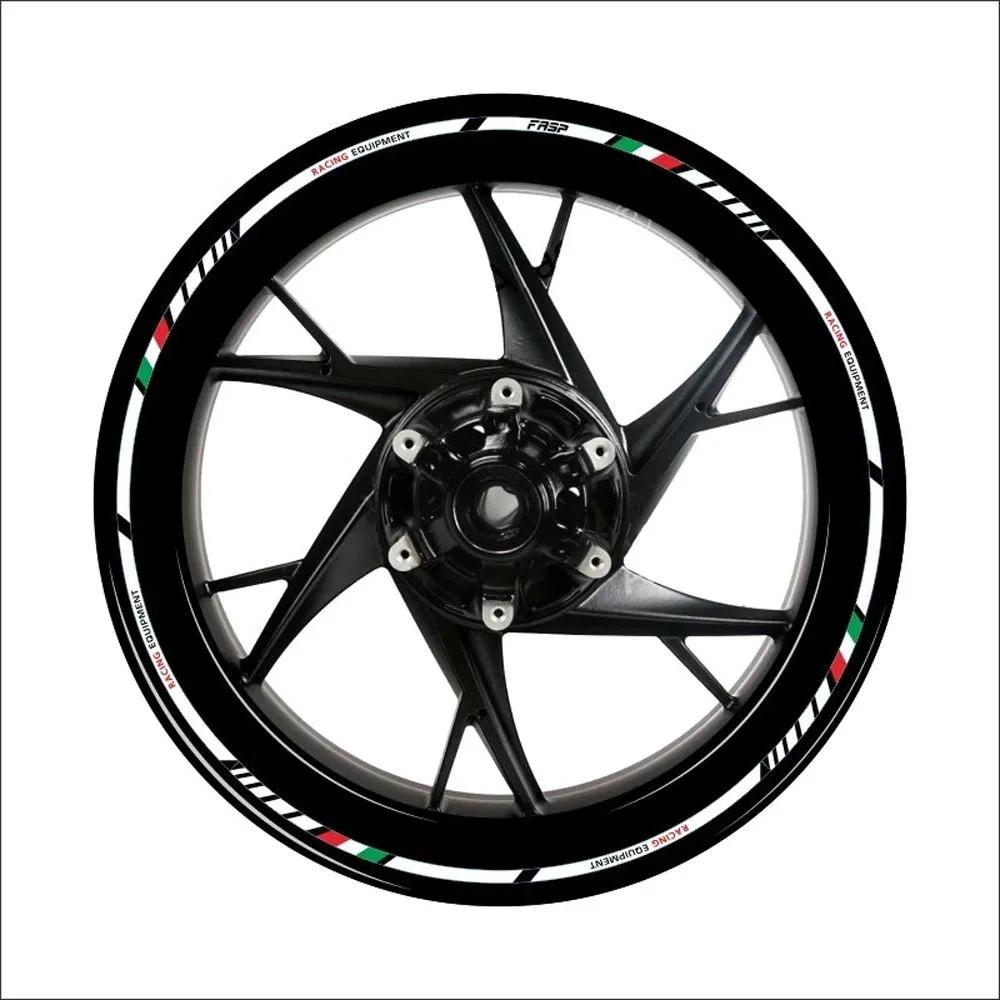 16Pcs Universal 17"18" Strips Motorcycle Wheel Stickers Car Reflective Rim Tape Motorbike Bicycle Auto Decals for Honda