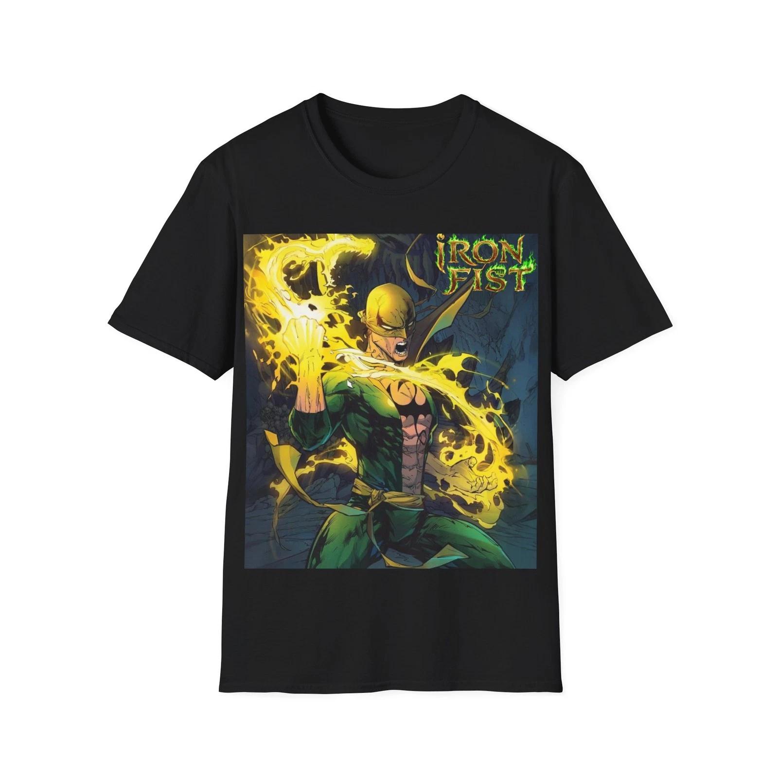 

Iron Fist T Shirt Marvel Dragon Power Tee 4XL
