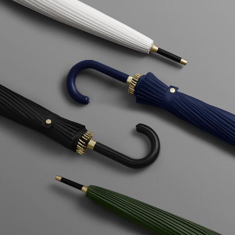 Oversized Unisex 24-Rib Manual Long Handle Umbrella M7007