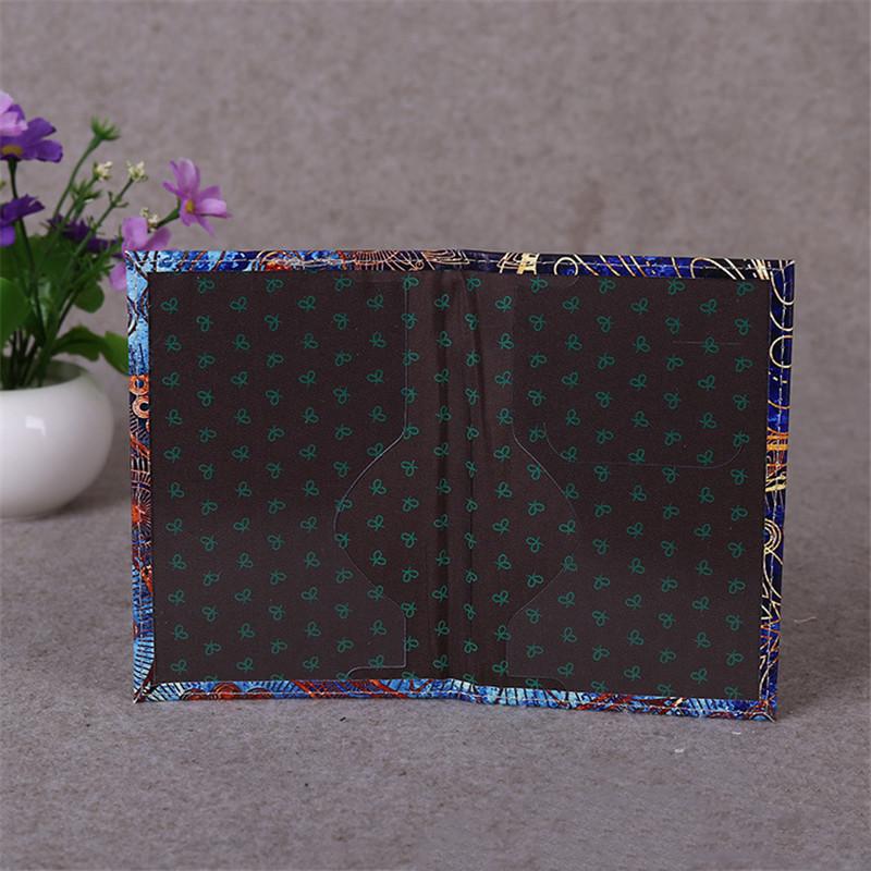 Exquisite Art Style Passport Protective Cover Van Gogh Starry Sky Women Leather Passport Holder Men Travel ID Passport Wallet CLE