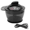 ABBY-Electric Hair Coloring Bowl DIY Hair Color Wax Stirrer Tool Plastic Automatic Mixer Hairs Color Mixing Mud Hair Salon