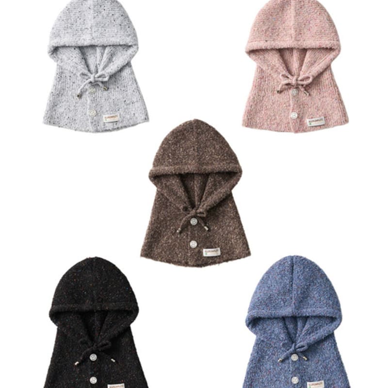 ALLINCOMPLETE Set Balaclavă Boucle Presărată pentru Familie (5 culori)