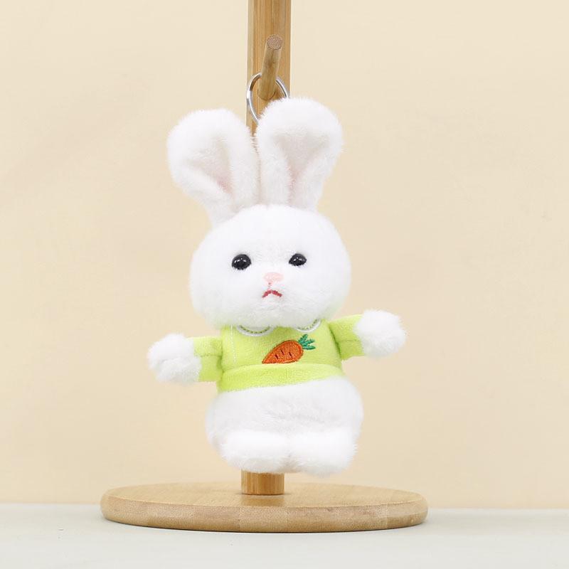 Plush Bunny Keychain With Carrot Design For Kids And Teen Gifts
