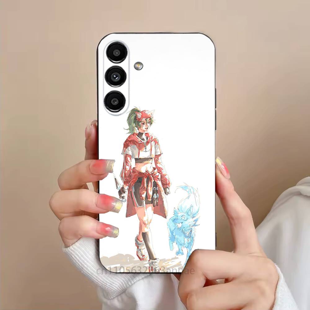 Kiriko O-OverwatchES Phone Case For Samsung S25,24,23,22,21,S20,Ultra,Plus,FE Black Soft Cover