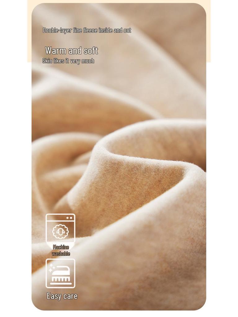 Herren Antibakterielles Semi-Hochhals Fleece Thermounterwäsche Set für Herbst/Winter