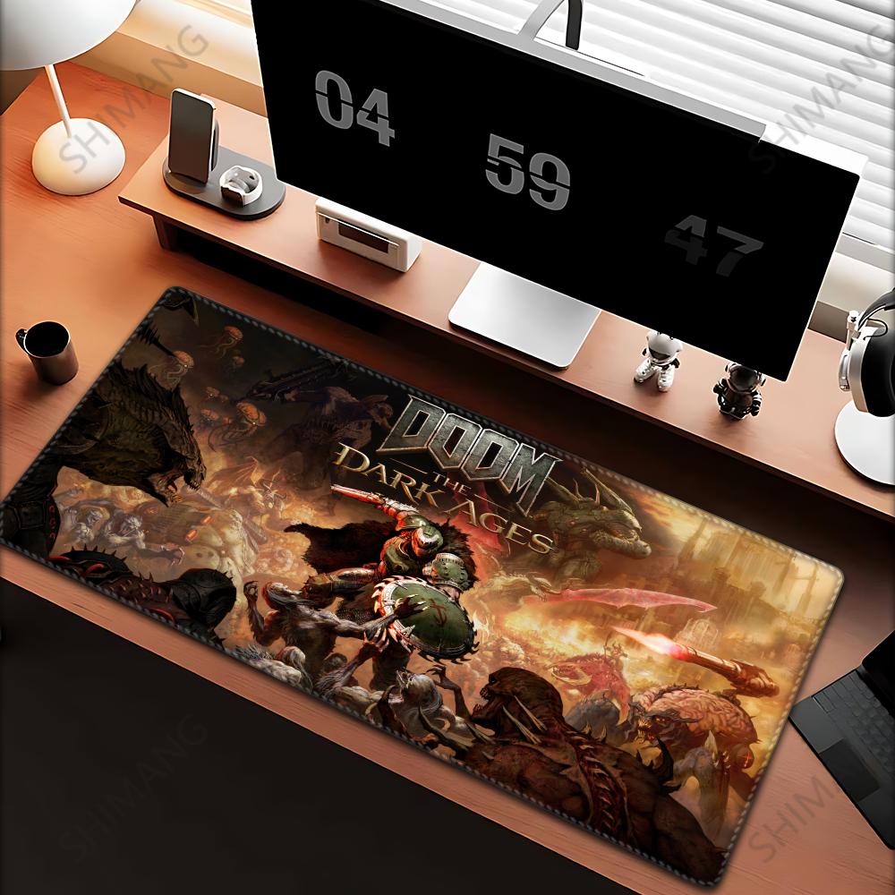HD DDoom Mousepad Large Gaming Mouse Pad LockEdge Thickened Computer Keyboard Table Desk Mat