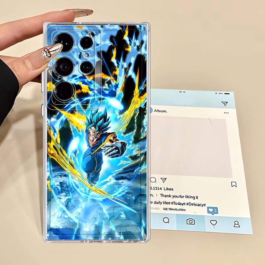 Cover Custodia Telefono Dragon Ball Goku Talento per Samsung Galaxy S25 Edge S20 Plus S23 Ultra S26 S24 S21 Note 20 Ultra 10 S22 FE