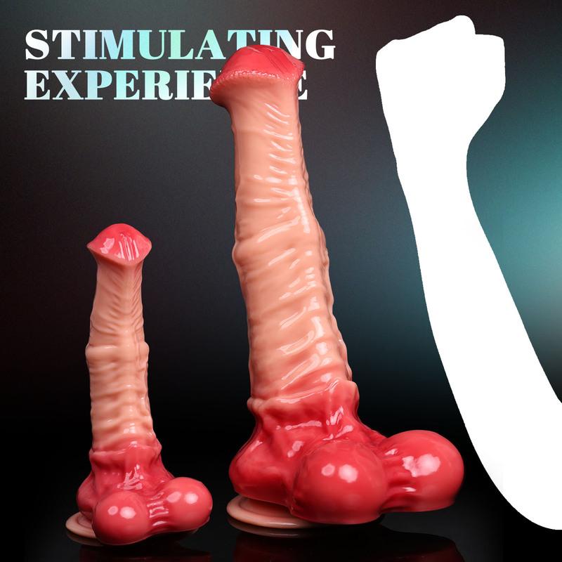 Riesiger Pferde-Dildo Anal-Plug Sexspielzeug für Männer Frauen Silikon-Po-Plug Pferde-Penis Große Dildos Prostata-Massagegerät Schwanz Anal-Dehnung